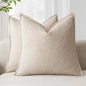 Fall Throw Pillow Covers,18 x 18 Inch Pillow Covers Set of 2, Decorative Linen Soild Summer Pillow Covers Soft Cover Boho Farmhouse Neutral Pillowcase for Couch Sofa Bedroom Living Room Home Decor Fall Throw Pillow Covers,18 x 18 Inch Pillow Covers Set of 2, Decorative Linen Soild Summer Pillow Covers Soft Cover Boho Farmhouse Neutral Pillowcase for Couch Sofa Bedroom Living Room Home Decor