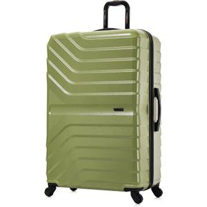 InUSA AURUM 32-Inch Extra-Large Hardside Spinner Luggage Lightweight Green
