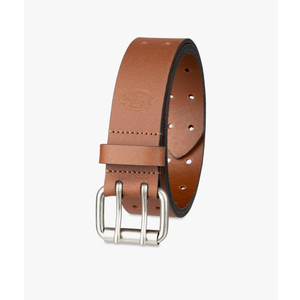 Dickies Men's Double Prong Fully Adjustable Leather Belt 34