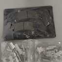 Rear Ceramic Disc Brake Pads Set for Chevy Silverado 1500 1999-2006, Tahoe 2000-2001, for GMC Sierra 1500 1999-2006, for Cadillac DeVille 2000-2005, DTS 2006-2011, 4PCS(With Hardware)