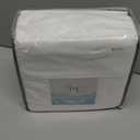 Hearth & Harbor 6Pc King Size Bed Linen Set - Extra Deep Pocket Sheets 18-24 Inches - Microfiber Sheets - White