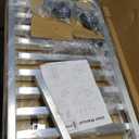 10-Tier Half Sheet Pan Rack - Commercial Aluminum Baking Sheet Rack for 18" x 13" Sheets/Pan, Speed Rack with Lockable Casters for Kitchens - Sheet Pan NOT Included - 18" x 15.25" x 36"