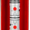 Star Wars Darth Maul Official Halloween Costume Accessory - Light-Up Retractable Plastic Double Saber (Gray)