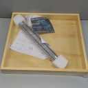 17'W x 21'D Soft Close Slide Out Wood Drawer Organizer for Kitchen, Finished, Bottom or Side Assembly