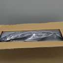 LUVHOMEE Shoe Organizer for Closet, Fits 24 Pairs, Large Shoe Box Storage Containers, Clear Foldable Shoe Storage Bins w/Bottom Support, Space Saving Closet Shoes Holder w/Reinforced Handles, Gray (Grey)