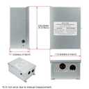 50 Amp Automatic Transfer Switch for RV Speedboats Camping Van, 120/240 VAC 50Amp Dual Protection