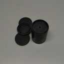 Furniture Risers Bed Risers Heavy Duty 1 inch, 2 inch, 3 inch, 4 inch Round Adjustable Bed Lifts Riser for Desk Legs Table Couch Sofa Chair Refrigerator Washing Machine (1 Inch, Black, 4 Pack )