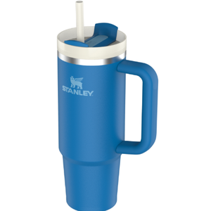 STANLEY Quencher H2.0 Tumbler with Handle and Straw 30 oz | Flowstate 3-Position Lid | Cup Holder Compatible for Travel | Insulated Stainless Steel Cup | BPA-Free | Azure