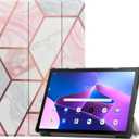 Case for Lenovo Tab M10 Plus (3rd Gen) 10.6'', Folding Folio Ultra-Thin PU Leather Stand Case Cover for Lenovo Tab M10 Plus (3rd Gen) 10.6'' TB-125F/TB-128F Geometry