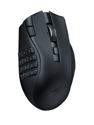 Razer Naga V2 HyperSpeed - Wireless MMO Gaming Mouse with 19 Programmable Buttons