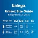 Balega Hidden Comfort Performance No Show Athletic Running Socks for Men and Women (White, M)
