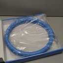 Weighted Fitness Hoop for Arms - Mini Upper Body Exercise Tool to Strengthen Arms and Shoulders - Lightweight Design for Fun Home Workouts (Blue)