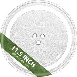 11.5" Microwave Turntable Compatible with LG MJS63771901, 11 1/2 inch Replacement Microwave Glass Plate for LG MS2596 LMC0975