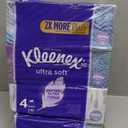 Kleenex Ultra Soft & Strong Facial Tissues, 120 Tissues per Flat Box, 3 Pack