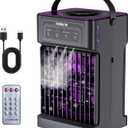 Portable Air Conditioners, 4-IN-1 Portable AC Unit with 3 Wind Speeds, 3 Spray Mode, 7 Night Light & 2-8H Timer Air Conditioner Portable,Personal Small Mini Air Conditioner Air Cooler for Room Camping