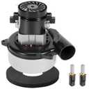 119992-00 Vacuum Motor, Fit for Ametek Lamb Central Electric Vacuum Cleaner Motor - Replace 5.7", 2-Stage, 120V, 1200W, B/B Tangential Bypass/w Gasket & 2 Carbon Brushes