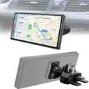 CD Mount for Carplay Screen, 360 Rotation CD Slot Carplay Mount for Car, Sturdy and Secure Carplays Holder Mounts for Apple and Android Display Monitors in Car