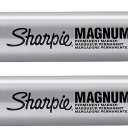 2 Pack Sharpie 44101 Sharpie Magnum Permanent Marker Black