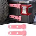 JeCar Pink Tailgate Hinge Cover Trim for 2018-2024 2025 Jeep Wrangler JL & Unlimited