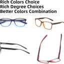 Many Type Reading Glasses Blue Light Blocking Glasses Readers for Women Men on Sa_s L P Products (05, Set1, 4 Mix Colors)