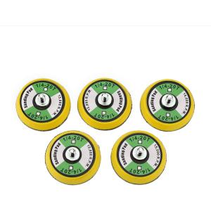 Ouya 5PCS 2-inch Thread Hook and Loop Backing Pad Buffing Plate for Air Sander and Dual Action Car Polisher 1/4"-20 Thread