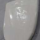 Garvee Toilet Seat Round  PP Full Flat Lid, Quick Release Hinges for Easy Removal & Cleaning, Standard Fit, White