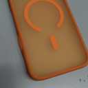 Miracase Magnetic for iPhone 17 Pro Max Case with Screen Protector [Compatible with MagSafe] Slim Thin Phone Case Military-Grade Protected for 17 ProMax Cover Bumper 6.9", Orange