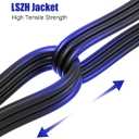 2Pack 9 ft Speakon to Speakon Cables, Professional 14 AWG Audio Cord DJ Male Speaker Cable Wire with Twist Lock, for Audio Amplifier