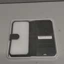 TUCCH Wallet Case for iPhone 14, [RFID Blocking] [4 Card Slots] TPU Interior Protective Case, Magnetic Folio Shockproof PU Leather Stand Flip Cover Compatible with iPhone 14 6.1 5G, Black & White