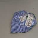 maamgic Mens Swim Trunks with Compression Liner Short Stretch Mens Bathing Suit Quick Dry Swimming Trunks Swimsuit (Large, Stripe Bluewhite)