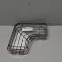 Corner Shower Caddy - 2 Pack, Adhesive Shower Organizers, Rustproof Stainless Steel Shower Shelves with 8 Hooks, No Drilling Bathroom Organizers and Storage Racks, Space-Saving, Brown, Medium