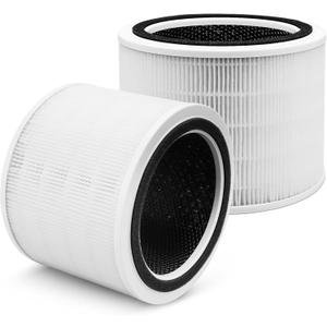 Core 200S Replacement Filter Compatible with LEVOIT Core 200S Core 200S-P Smart WiFi Air Purifier, Fit for Levoit Core 200s Replacement Filter, 2Pack 3-Stage H13 Grade True HEPA Filter, Core 200S-RF