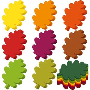 720 Pcs Maple Leaf Cutouts Paper 3.9 Inch Autumn Color Fall Cutouts for Bulletin Board Leaves Die Cuts Paper for Thanksgiving DIY Craft Projects Class Decor Classroom