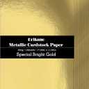 Erilano Gold Cardstock Paper 12 Sheets, 17.25x11.25 inch Large Format Premium 92lb/250GSM Metallic Mirror Finish for Wedding Invitations, Posters, Card Making, Certificates, Scrapbooking