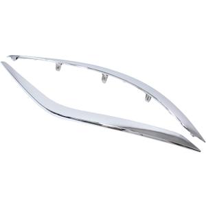 ApplianPar Front Left and Right Side Lower Bumper Molding Trim Kit for Nissan Murano 2015-2018 Chrome