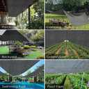 9.8x18.7FT Garden Shade Cloth - 55% Sun Resistance with HDPE Material, Reinforced Grommets. Ideal for Greenhouse, Plant, Pergola, Backyard Patio Sunshade