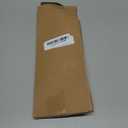 PATIKIL 10 x 2 Inch Door Air Vent Cover, 2 Pcs Heavy Duty Aluminum Grille Ventilation Cover Louvered with Mounting Screws for Cabinet Wardrobe Door, Brown