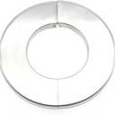 4.0" Stainless Steel Wall Split Flange 2pcs Split Decorative Escutcheon Self-Adhesive Wall-mounted Water Pipe Cover Accessories