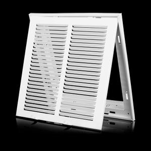 14x14 Return Air Grille [Duct Opening Size],Return Air Vent Cover for Wall Or Ceiling,Steel Return Air Filter Grilles Removable Face/Door for 1 Inch Filters (14"W x 14"H [Duct Opening])