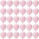 5 Inch Pastel Pink Balloons - 300 Pcs Mini Macaron Pink Latex Balloons for Birthday, Wedding, Baby Shower Parties 3 Pack