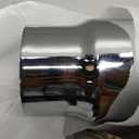 5 Inch Diesel Exhaust Elbow Tip, 5" Inlet to 6" Outlet, 23" Long Chrome Exhaust Pipe Elbow 2pcs 5'' Exhaust Clamps