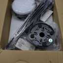 42" Ceiling Fans with Lights-Low Profile Ceiling Fan with Light and Remote/APP Control,Flush Mount,DC Reversible,LED Dimmable Blakc Ceiling Fans for Bedroom,Indoor/Outdoor Patio Use (Black)