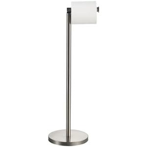 Kelirol Toilet Paper Holder Stand, Stain Nickel 304 Stainless Steel, Free Standing for Bathroom, Weighted Base