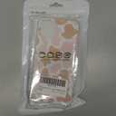 Cioroper Designed for iPhone 12(2020)/ iPhone 12 Pro(2020) 6.1inch Case, Cute Crystal Clear Protective Cover, Pink and Brown Cow Print Design [Not-Yellowing] Shockproof Slim Fit Designs for Women, Girls