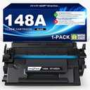 INK E-SALE 148A Toner Cartridge Black (with Chip) Compatible Replacement for HP 148A 148X W1480A W1480X for HP Laserjet Pro MFP 4101fdw 4101fdn 4001dw 4001dn 4001n Printer (1 Pack)