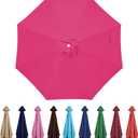 Patio Umbrella 9 ft Replacement Canopy for 8 Ribs-Canopy Only