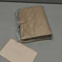 Vlando Travel Jewelry Organizer Case,Jewelry Storage Book Ring Binder with Clear Zipper Velvet Pouch Bag for Traveling,Rings,Necklace,Earrings,Bracelets,Brooches-Toffee