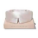 DROWSY Silk Sleep Mask - Face-Hugging, Padded Cocoon for Luxury Sleep in Total Darkness - 100% Pure Mulberry Silk (Dusty Gold)