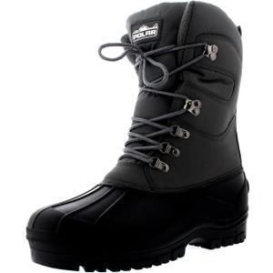 POLAR Mens Snow Hiking Mucker Duck Grafters Waterproof Saftey Thermal Boots (11, Grey)