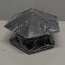 Bird Feeders for Outdoors Hanging Bird Feeder Wild Birds Seed, Black